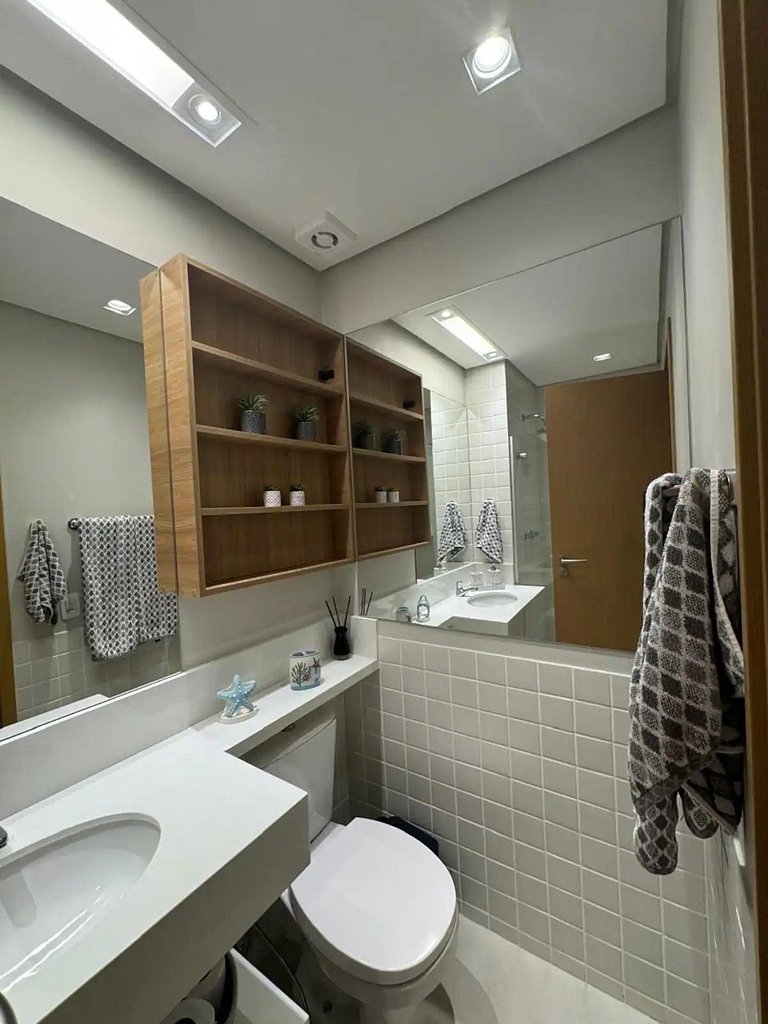 Apartamento com jacuzzi e vista mar Bambu 083