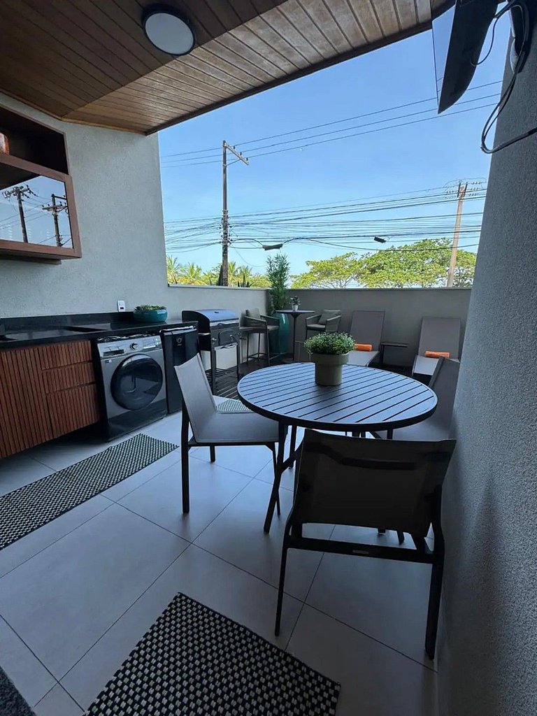 Apartamento com jacuzzi e vista mar Bambu 083