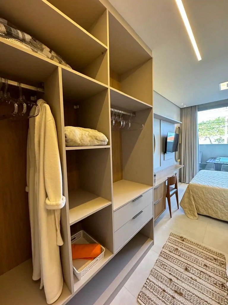 Apartamento com jacuzzi e vista mar Bambu 083
