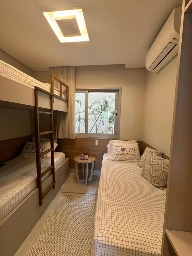 Apartamento com jacuzzi e vista mar Bambu 083