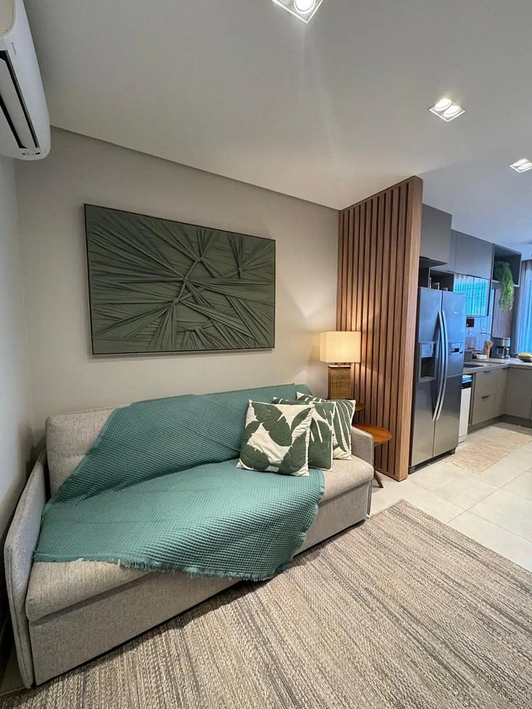 Apartamento com jacuzzi e vista mar Bambu 083