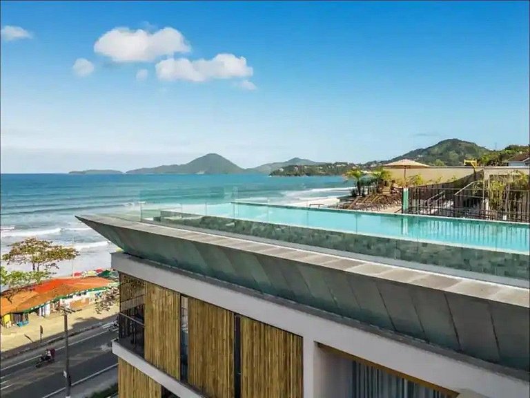 Apartamento com jacuzzi e vista mar Bambu 083