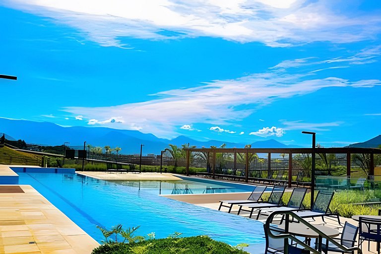 Apartamento no maior condomínio da Praia Grande em Ubatuba D