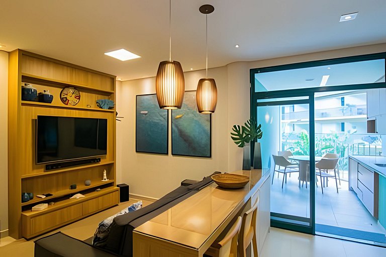 Apartamento no maior condomínio da Praia Grande em Ubatuba D