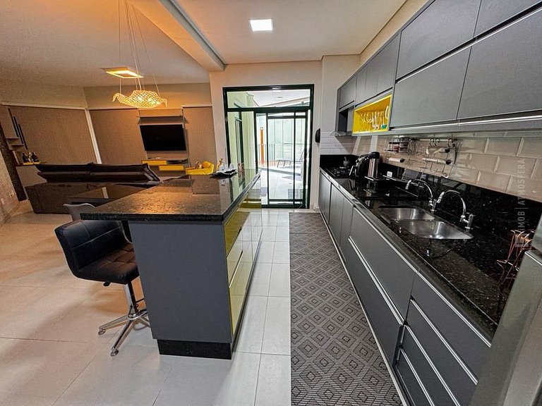 Apartamento com jacuzzi no Reserva DNA 104