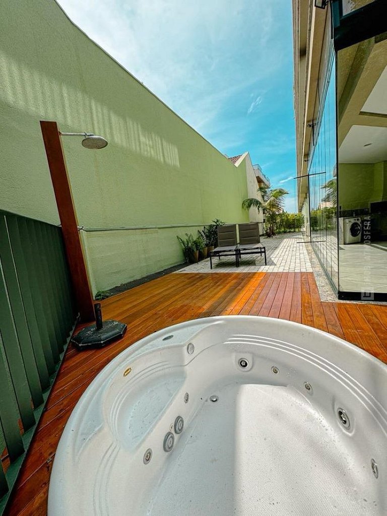 Apartamento com jacuzzi no Reserva DNA 104
